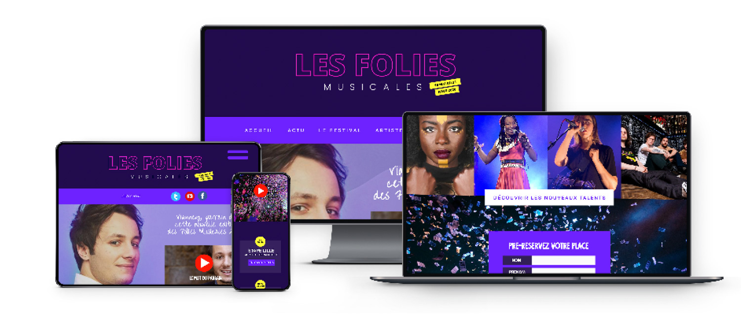 Mockup folies musicales